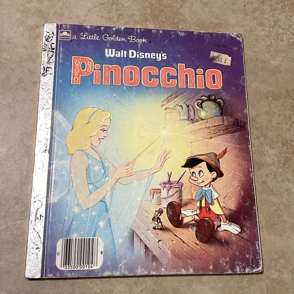 Vintage A Little Golden Book Pinocchio